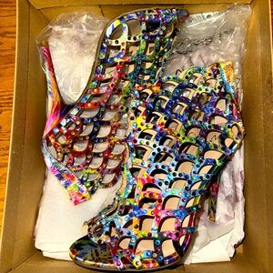 Mermaid Sequin Heels 👠✨🧜🏽‍♀️